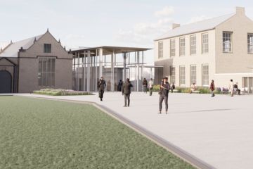 An artist's impression of 'New College'